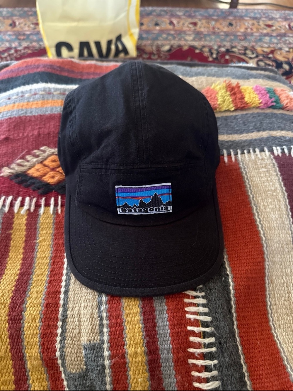 Patagonia Retro Fitz Roy Label Tradesmith 5 Panel Cap